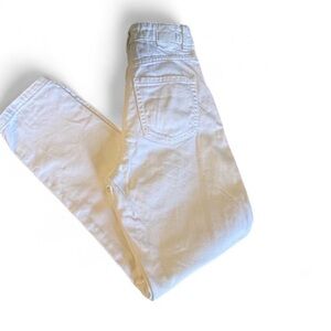 ZARA White High-Waisted Mom Fit Jeans - Size US 2 (EUR 34) - Bright White Denim